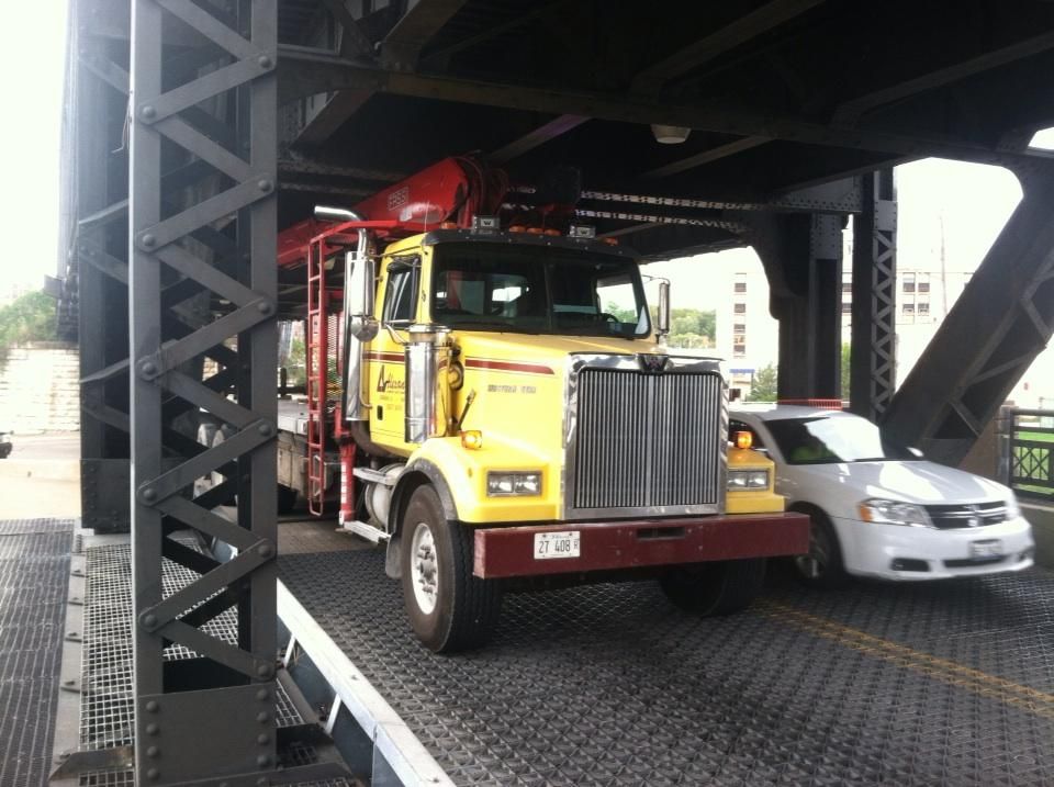Truck stuck